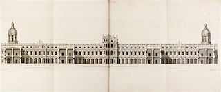 (ARCHITECTURE) CAMPBELL, COLIN. Vitruvius Britannicus. London, 1715-1725; 1767, 1771. 5 vols. First edition.