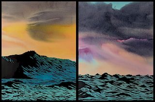 Ken Price  - Troubled Waters (2 Prints)