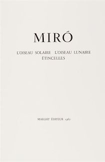 * (SURREALISM) DERRIERE LE MIROIR. Seven "special number" editions including Miro, Calder, and Steinberg. Paris, 1963-1968.