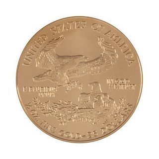 * 2006-W $25 Gold Eagle Coin.