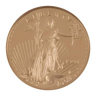 * 1998-W $10 Gold Eagle Coin.