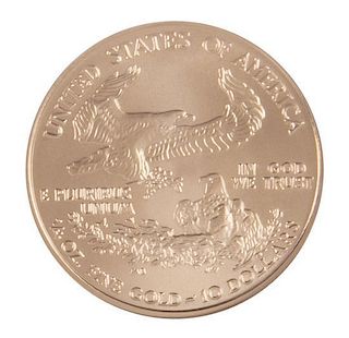 * 2006-W $10 Gold Eagle Coin.