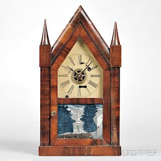 Silas B. Terry Miniature Torsion Steeple Clock
