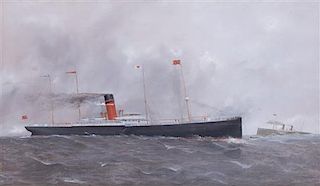 Artist Unknown, (American, 20th Century), Steamer Ship