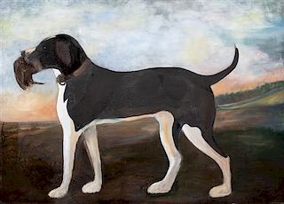 Artist Unknown, (19th/20th Century), Portrait of a Hunting Dog with Catch