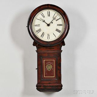 Boston Clock Company Cherry Wall Regulator