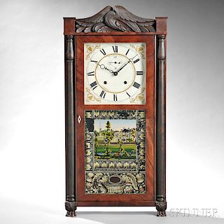 Eli Terry and Sons Eight-day Transitional Shelf Clock