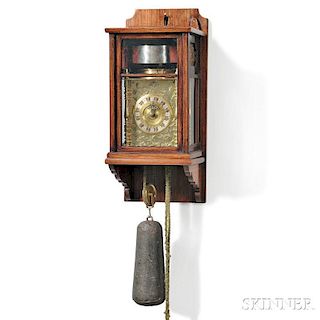 Japanese Eight-day Lantern Clock and Wall Bracket