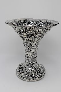 Stieff Company Sterling Silver Repousse Vase