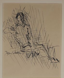 Jacques (Gaston Duchamp) Villon - Ink Sketch