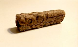 Mixtec Culture Fragment w/ Head of Serpent