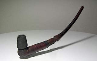 Sudanese Pipe w/ Clay Bowl