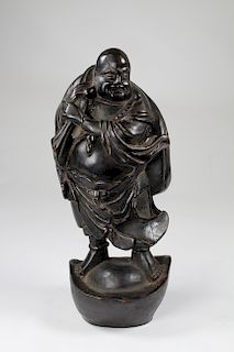Qing Dynasty, Chinese Carved Lohan