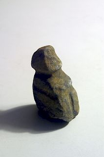 Mezcala M6 Type Seated Figure, ca 1000-300 BCE
