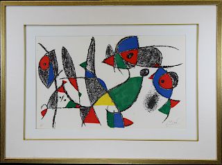 Joan Miro (Spanish, 1893-1983) Lithograph