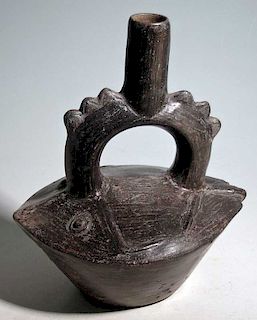 Chimu Zoomorphic Effigy Vessel, ca. 1100 - 1450 AD