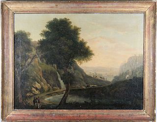 18th C. Old Master Landscape w/ Figures