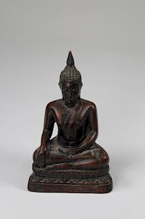 Vintage Seated Thai Buddha