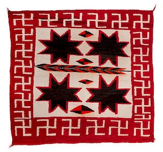 Navajo Saddle Blanket 48 x 55 inches