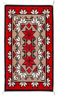Navajo Klagetoh Rug 38 x 66 1/2 inches