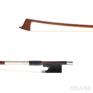 English Silver-mounted Violin Bow, W.E. Hill & Sons