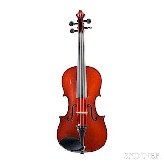 Modern American Left-handed Violin, Rudolph Wurlitzer, Cincinnati