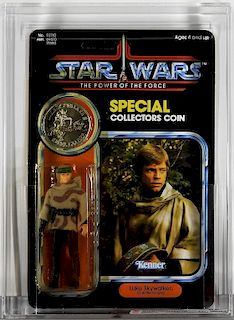 1984 Star Wars POTF Luke Skywalker Figure CAS 85+