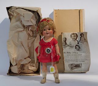 C.1930 Ideal Shirley Temple 13" Composition Doll
