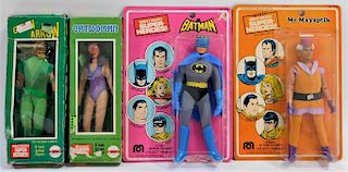 4PC Mego WGSH DC Comics Batman Catwoman Group