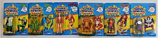 6PC 1985 Canadian Kenner Super Powers MOSC