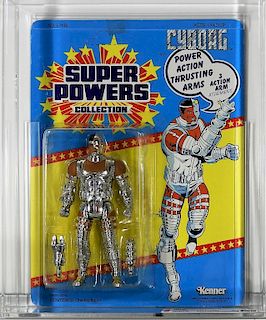 1986 Kenner Super Powers Cyborg Figure CAS 80