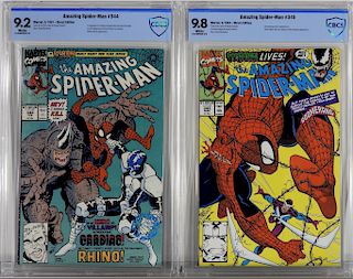 Marvel Comics Amazing Spider-Man #344 345 CBCS 9.8
