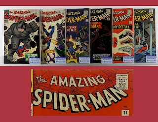 6 Marvel Comics Amazing Spider-Man Key Issue Group