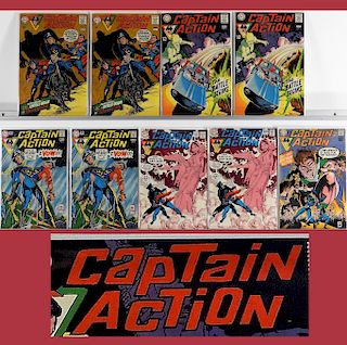 9PC DC Comics Captain Action #1-#5 Complete Run