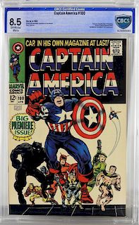 Marvel Comics Captain America #100 CBCS 8.5