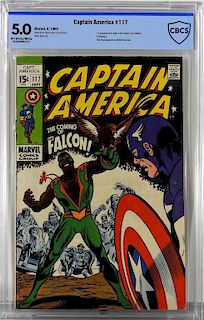 Marvel Comics Captain America #117 CBCS 5.0