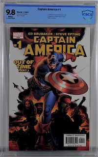 Marvel Comics Captain America #1 CBCS 9.8