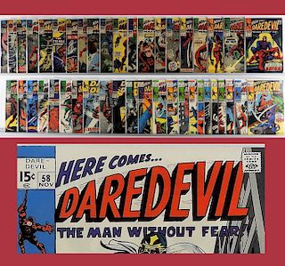 42PC Marvel Comics Daredevil #17-#59 Run