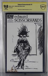 IDW Comics Edward Scissorhands #2 Sketch Cover 9.8