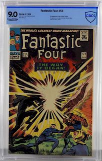 Marvel Comics Fantastic Four #53 CBCS 9.0