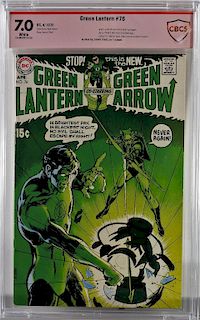 DC Comics Green Lantern #76 CBCS 7.0 Signed O'Neil