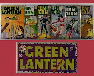 6PC DC Comics Green Lantern Key Issue Group
