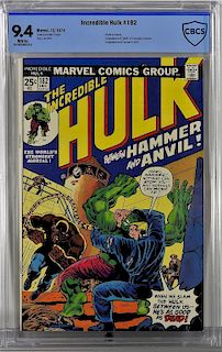 Marvel Comics Incredible Hulk #182 CBCS 9.4