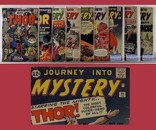 9PC Marvel Comics Journey Into Mystery Thor Group