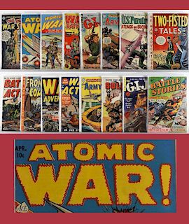 16PC Golden Age War Stories Military Comics Group