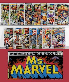15PC Marvel Comics Ms. Marvel #2-#23 Near Run