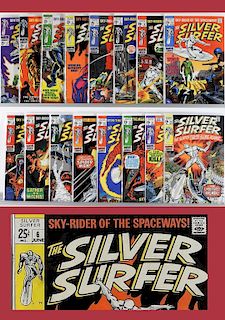 16PC Marvel Comics Silver Surfer #2-#18 Near Run