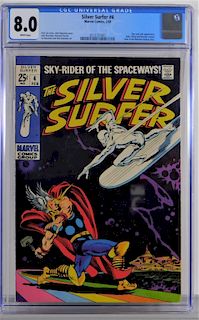 Marvel Comics Silver Surfer #4 CGC 8.0