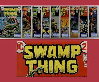 9PC DC Comics Swamp Thing #2-#10 Complete Run