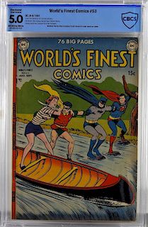 DC Comics World's Finest Comics #53 CBCS 5.0